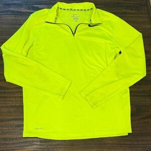 Nike Bright Yellow Dri-FIT Top